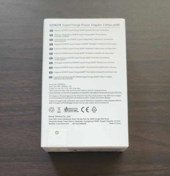 Incarcator original Honor SuperCharge 66W + cablu usbC Magic V 200 400