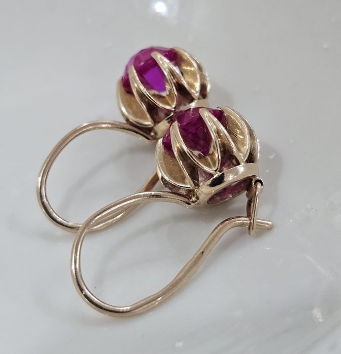 Кувшинка серьги 583СССР