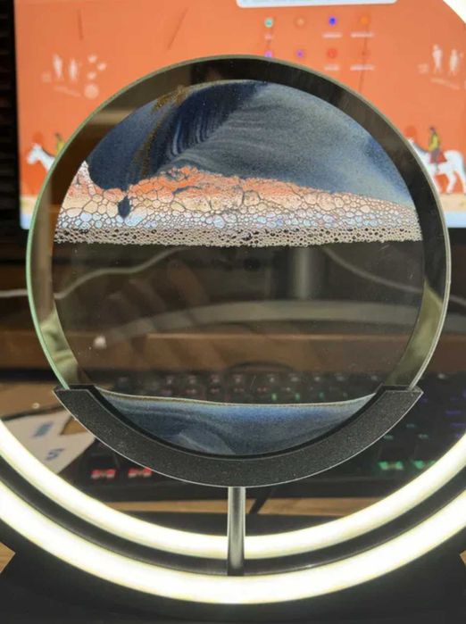 LED Пясъчна Лампа+ Дистанционно Димируема