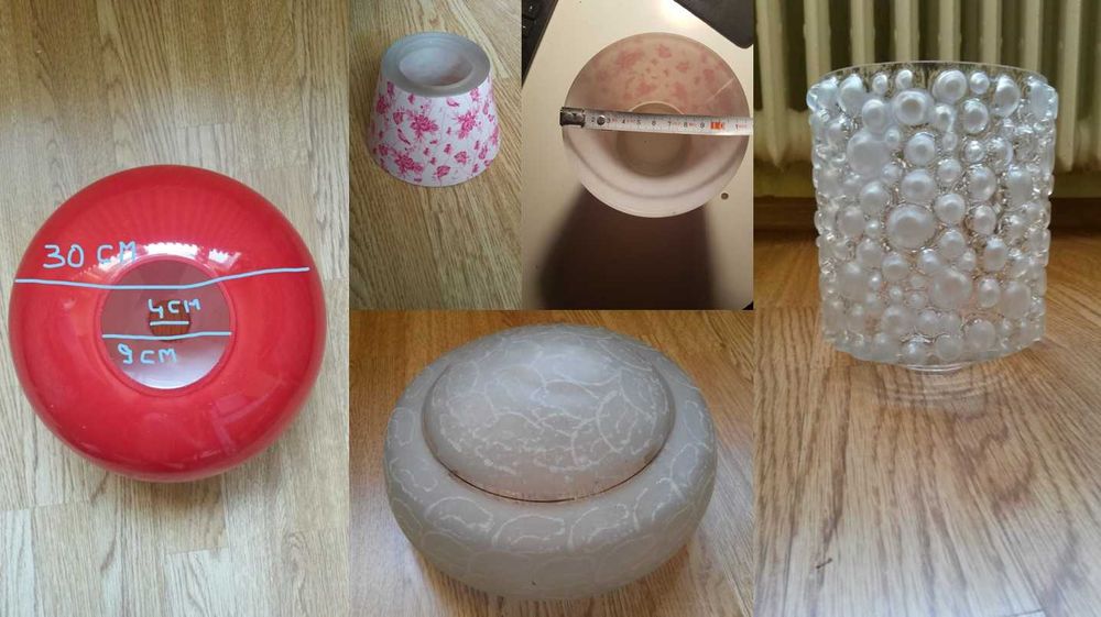 Diverse luminat: Lustre, Lampadar/Lampi, Plafoniere & Abajururi sticla