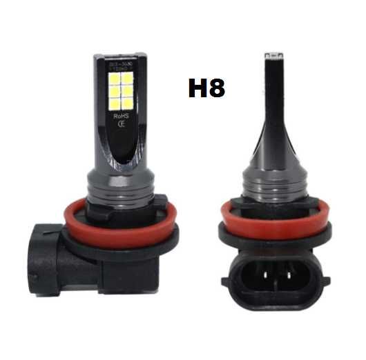 LED крушки H1 H3 H4 H7 H8 H11 HB3 HB4 без вентилатор 6000K