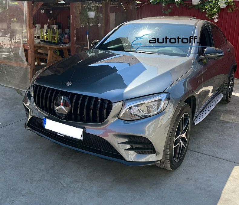 Grila Mercedes GLC X253 SUV compatibila cu GLC SUV (15-18) GT Panamericana Black