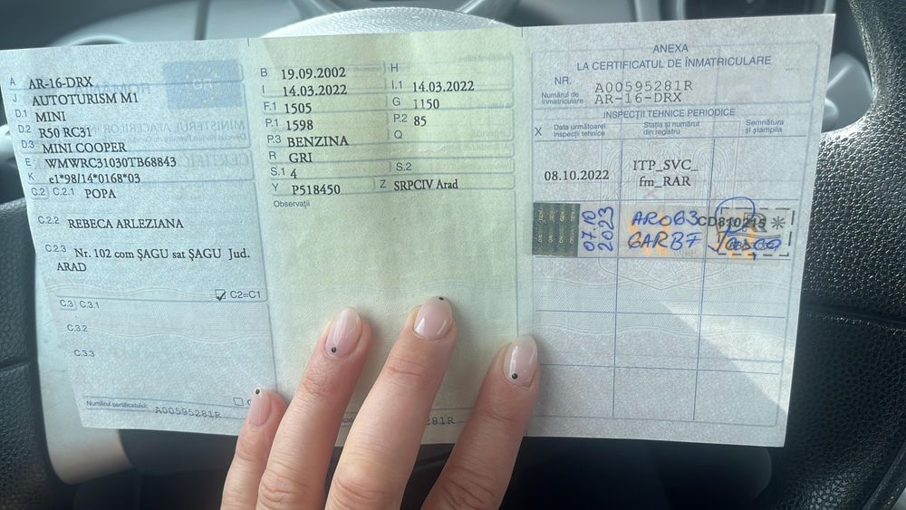 Mini cooper r50 rc31