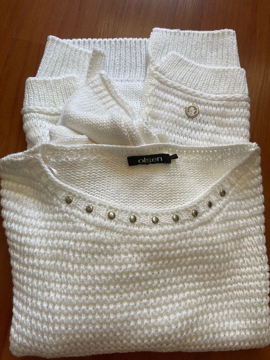 Плетена Бяла блуза