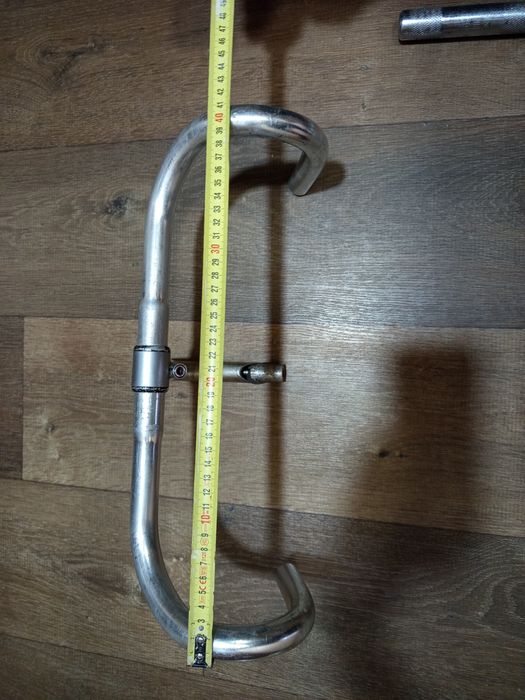 Кормило с лапа, амортисьорна седалка и колче ,а ретро велосипед