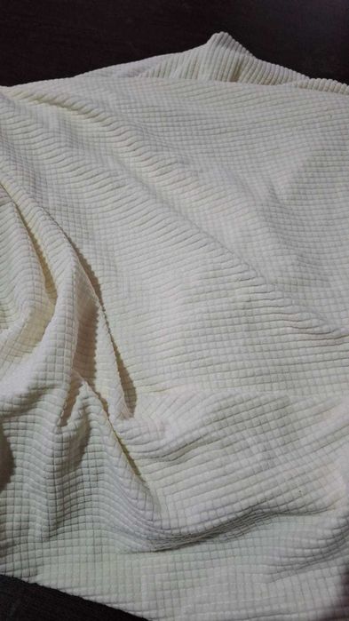 Husa canapea Ystyle, 3 locuri, elastica, alb