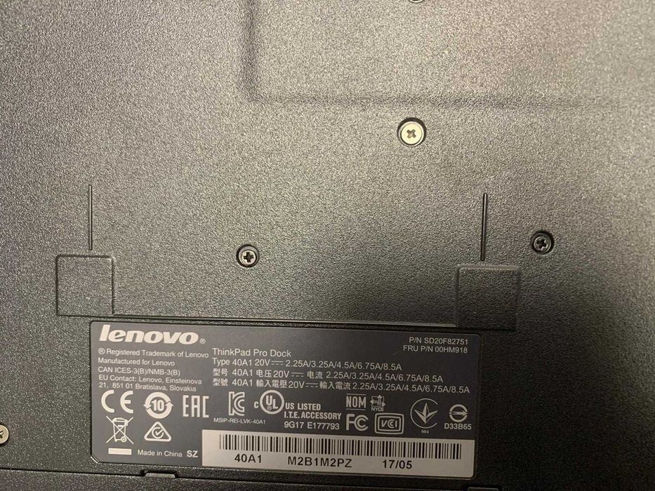 Lenovo docking station + monitor+mouse+ tastatura