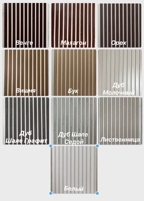 Стеновые панели, акупанель, луверы, реечные, рейка