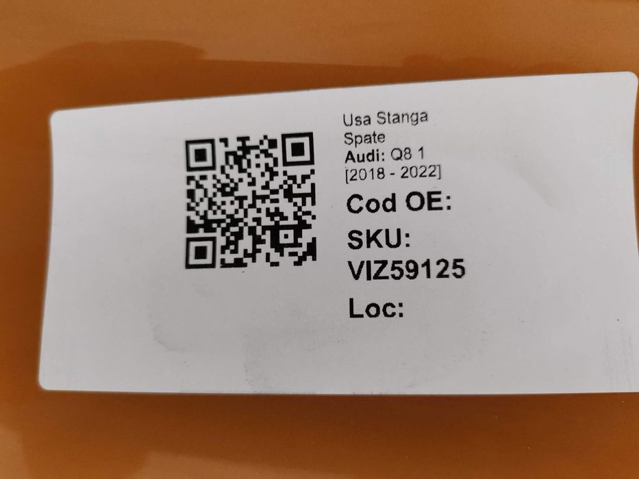 Ауди Q8 / Audi Q8 1 [ - ] 4M Оригинална лява задна врата