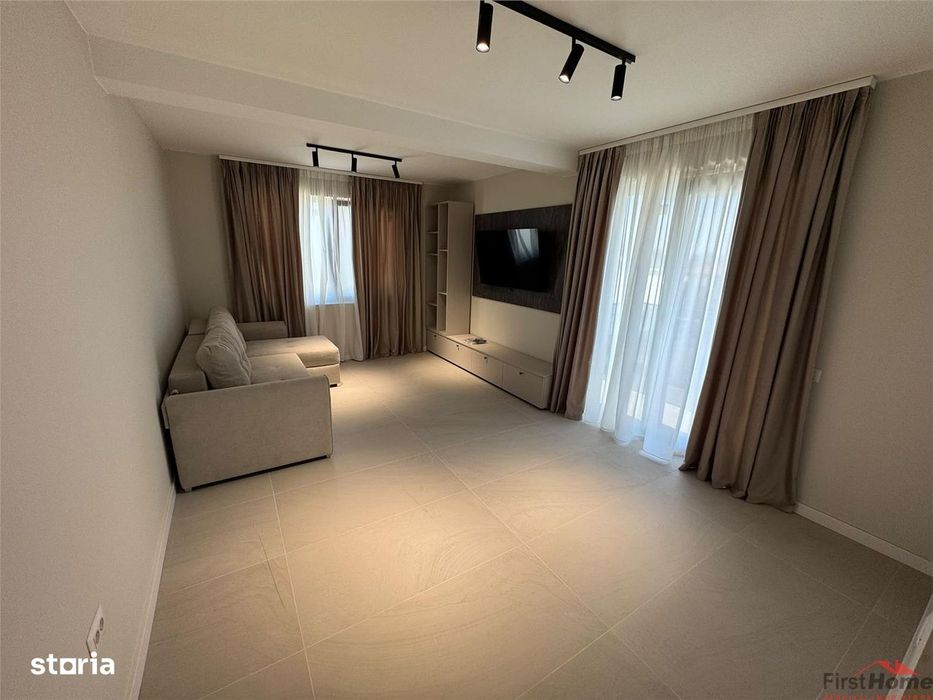 Apartament 2 cam, bloc nou, etaj 1, central, parcare, prima inchiriere