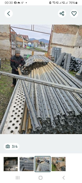 Șpalieri, șeranpoi, pari de beton și Șpalieri metalici zincați