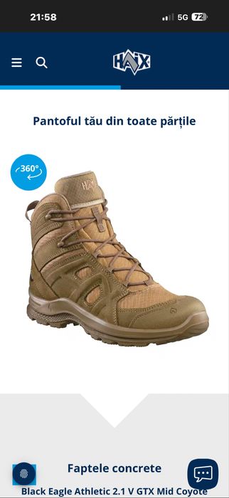 Haix bocanci noi sigilati marimea 41