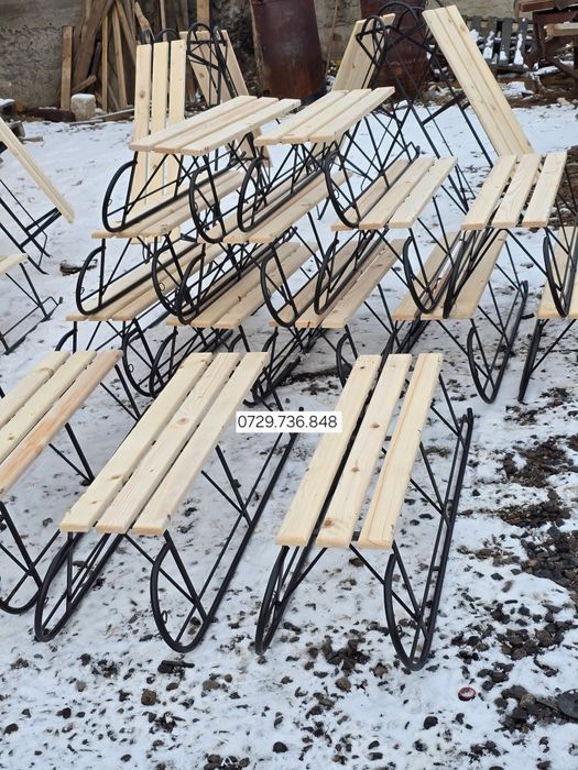 Sanie  2 persoane  cu cadru metalic