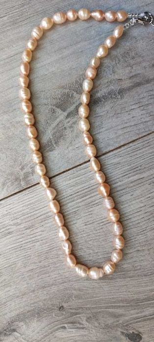 Margele Perle De Cultura Roz Ovale