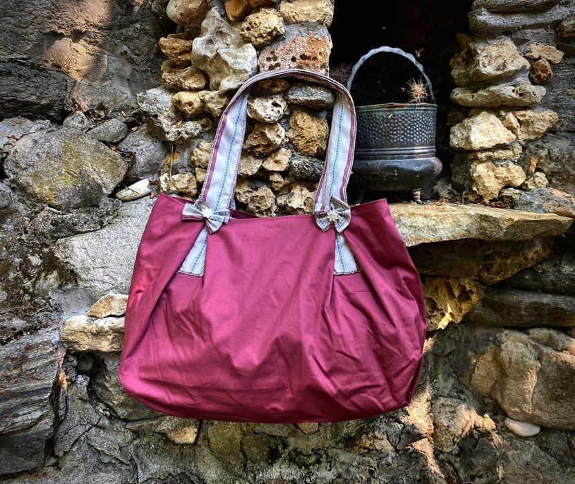 Ежедневни обемни чанти, ръчна изработка, различни модели