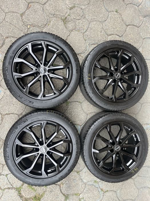Jante aliaj 5x112mm, anvelope 245/45 R18 Audi A4 B8 B9, A6 C6 C7, A5, A7 A8, VW Seat Skoda Mercedes BMW