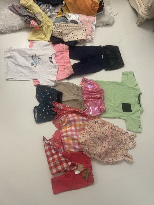 Lot of secondhand clothes for kids from 1 month tell 12 years old