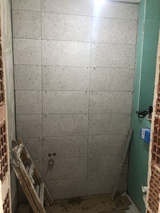 Шпакловка боя фаянс теракод