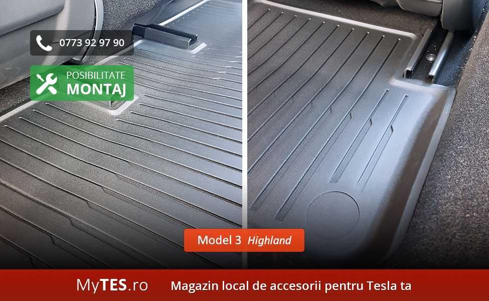 Set complet covorase cauciucate - Tesla Model 3 / Y