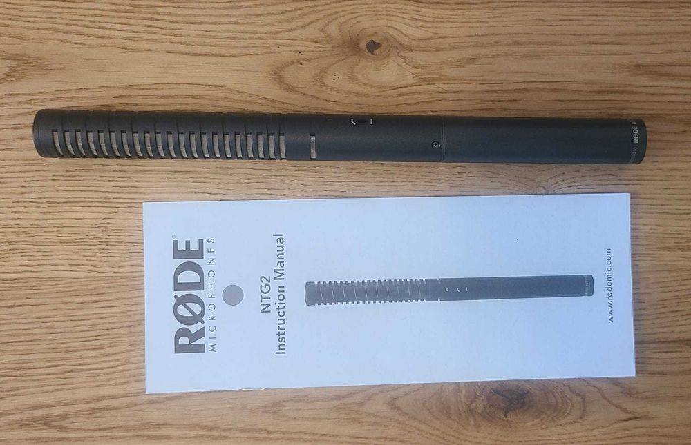 Microfon Røde NTG2 + Rycote Deadcat