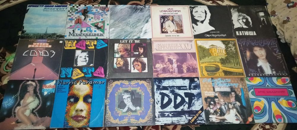 виниловые пластинки мировые