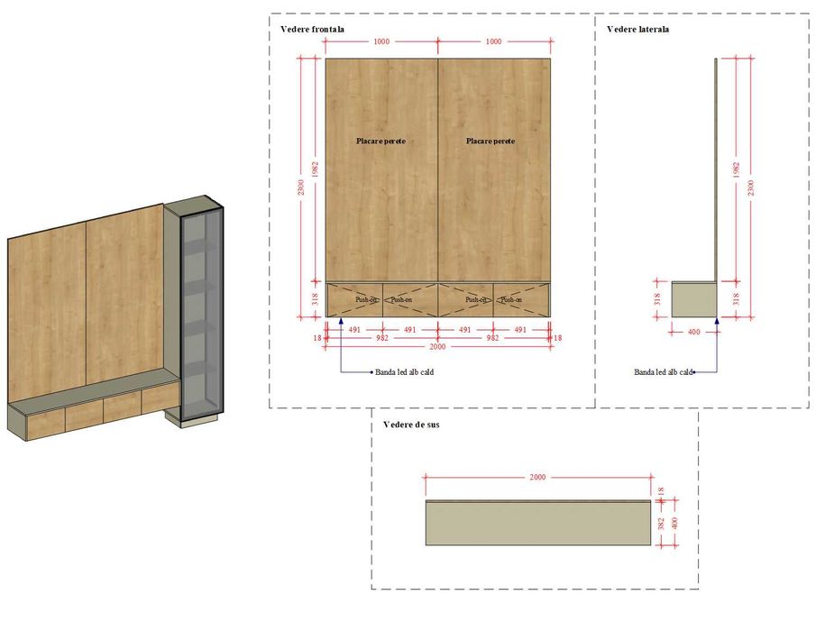 Proiectare Mobilier la Comandă