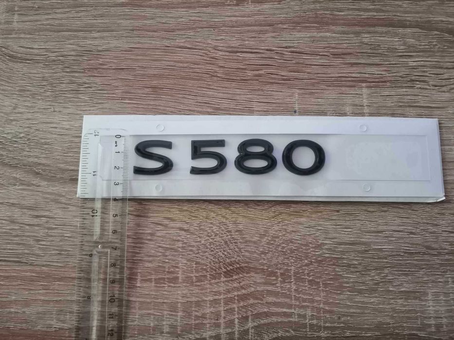 черен надпис нов стил Mercedes Benz S 580 W223