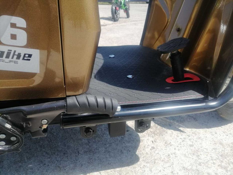 Електрическа Двуместна Триколка CARGO LUX 1500W - BROWN