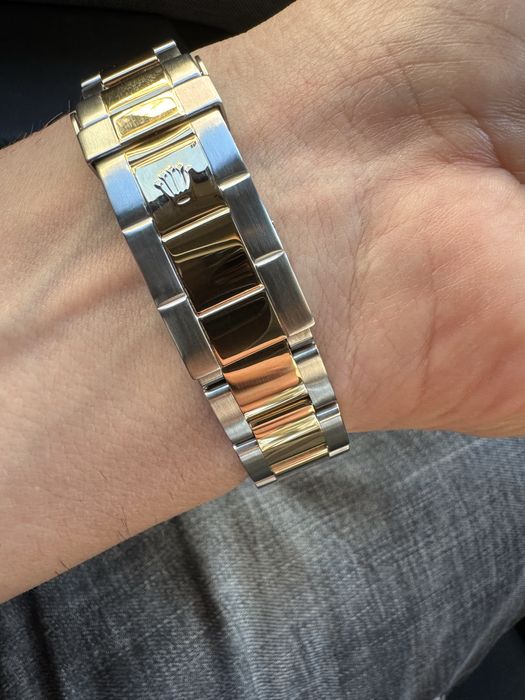 Rolex Submariner Date 18k gold blue dial