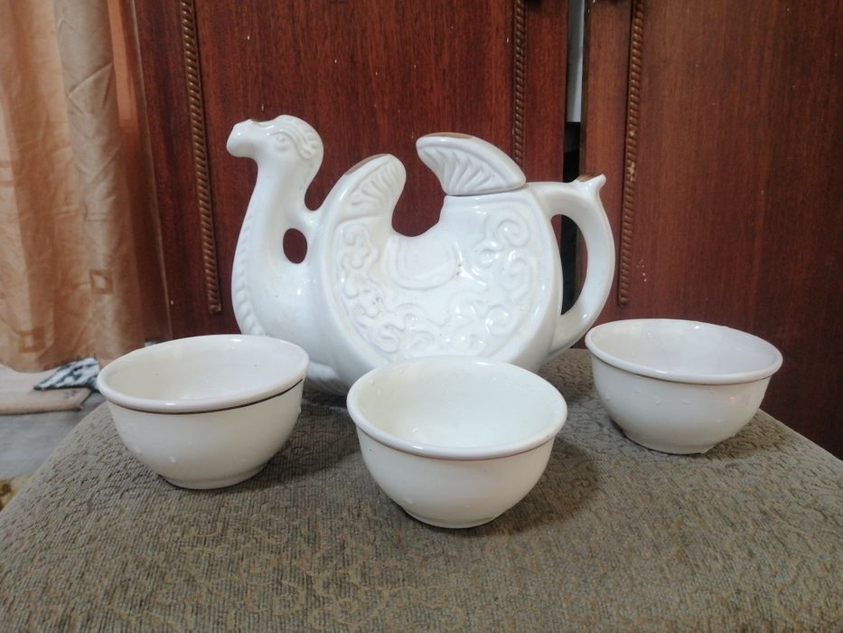 Набор графин, 3 пиалы