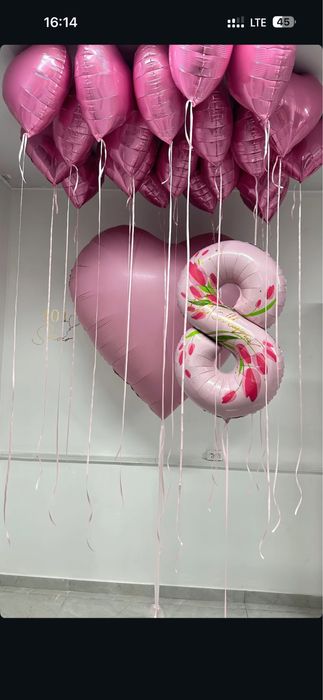 шарики на 8 март