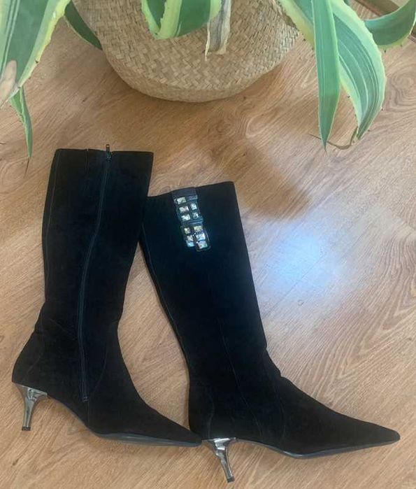 Cizme din piele intoarsa Hogl