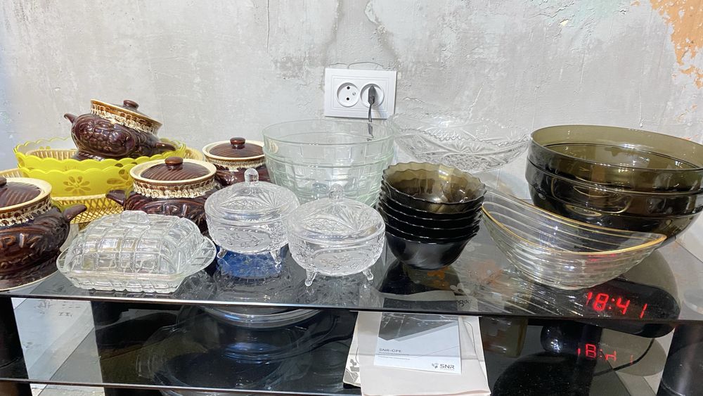 Посуда стеклянная