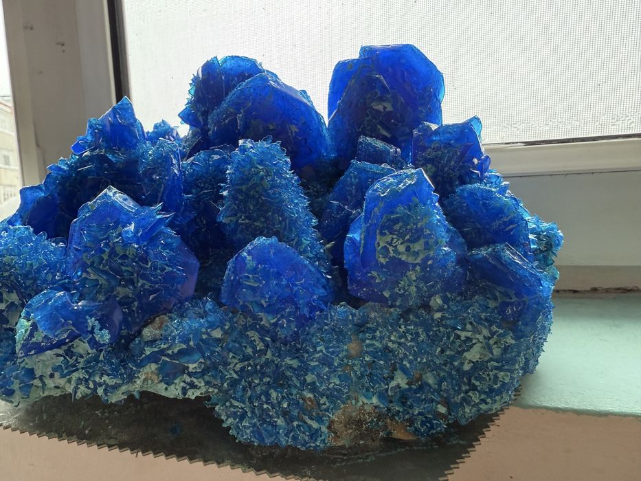 Mineral albastru Calcantita 32 cm lungime,25 cm latime, 20 cm inaltime