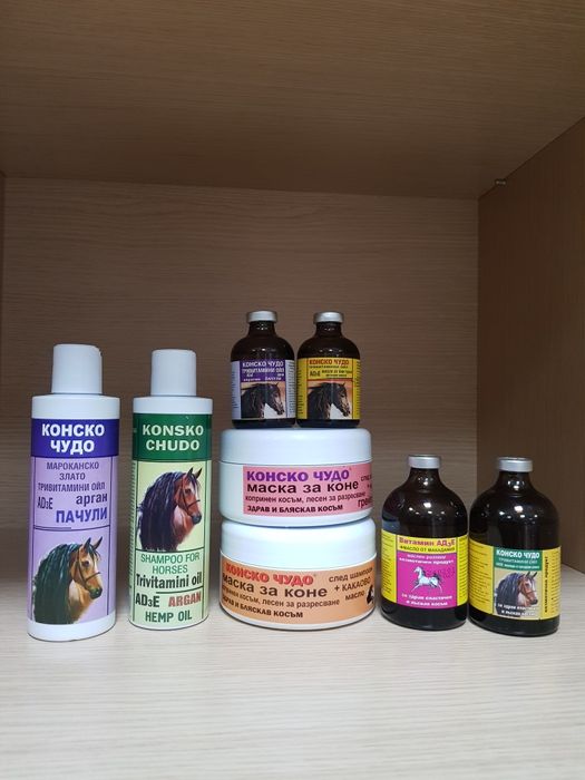 Конско чудо - шампоан, маска , витамини