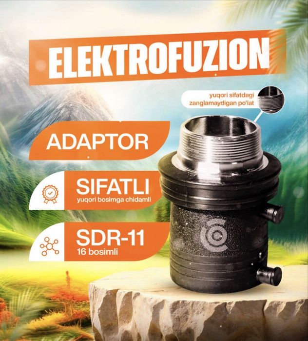 Truba politilin plasmas trubala bor gofra tekis hammasidan bor fitingl