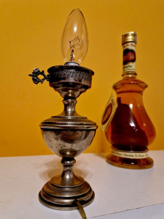 Veioza vintage, argint 800 , 90g