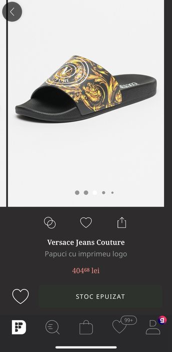 Papuci Versace 37