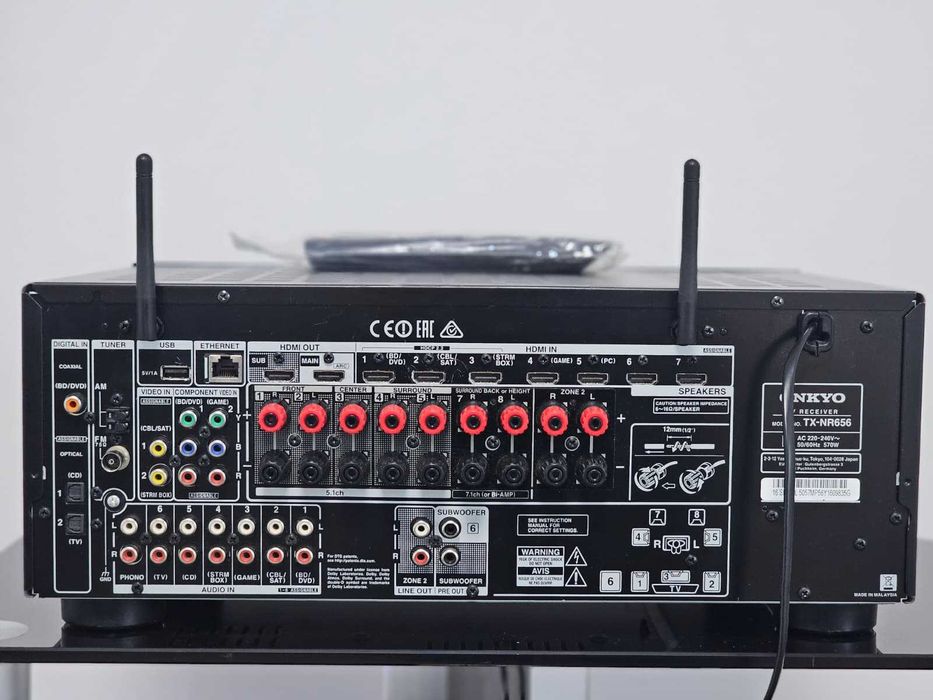 Receiver 7.1 Onkyo TX-NR656 Bluetooth/Dolby/ Hdmi / 4K /Spotify