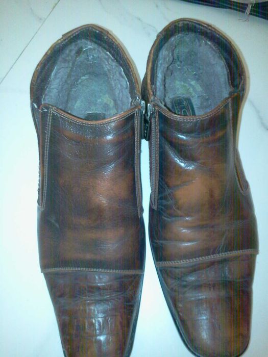 Полуботинки  мужские с мехом турецкие размер 43