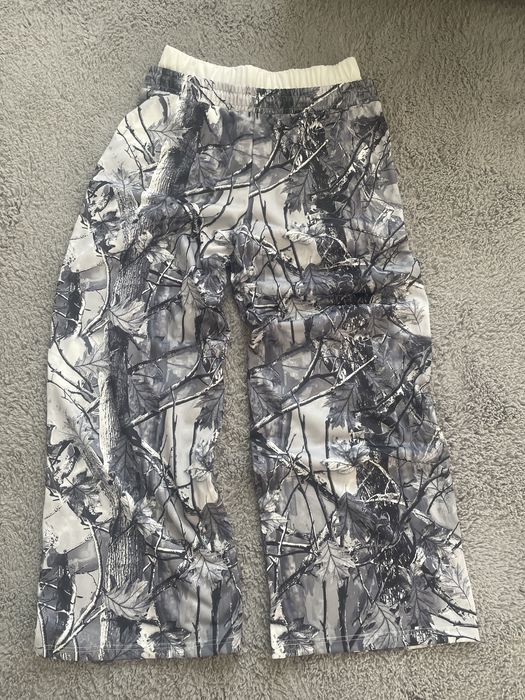 Pantaloni camo white winter baggy