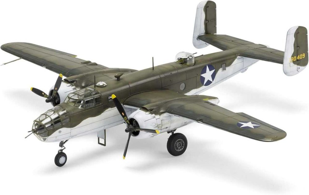 Сборная модель самолета Б-25C «Митчелл» (СССР, Донецк.ЗИ, 1/72)..