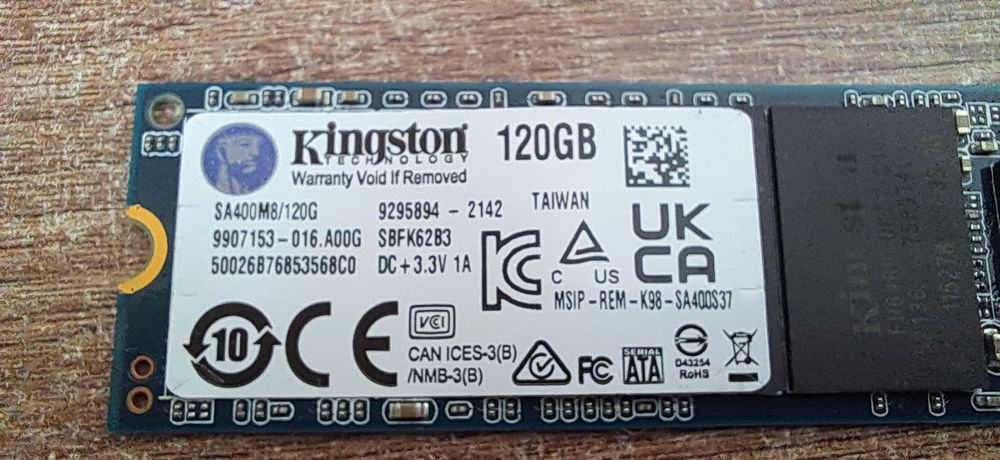 SSD Kingston SA400M8 120 ГБ