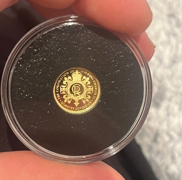 Златна монета Крал Чарлс