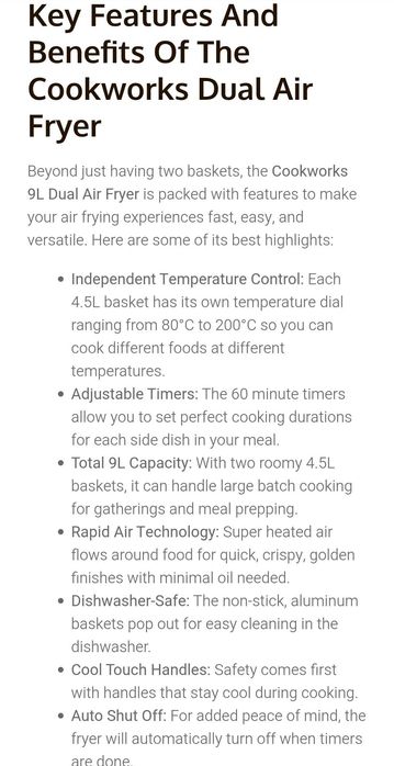 Airfrier nou, in cutie