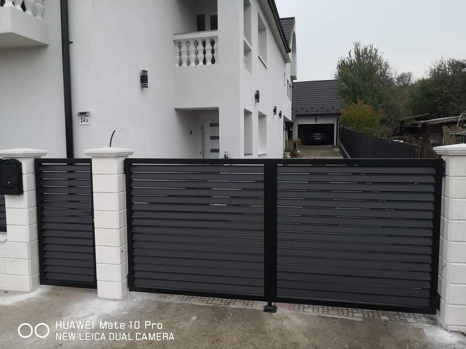 Porți, garfuri,balustrade,copertine din inox și fier