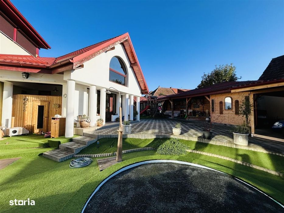 Casă individuală cu saună, jacuzzi și teren de 400 mp – Cisnădie