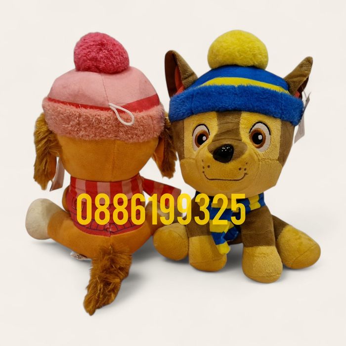 Плюшена Играчка Пес Патрул Скай/Чейс, 28см, НОВ модел плюшени играчки