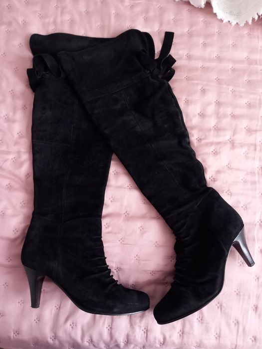 Cizme piele întoarsă