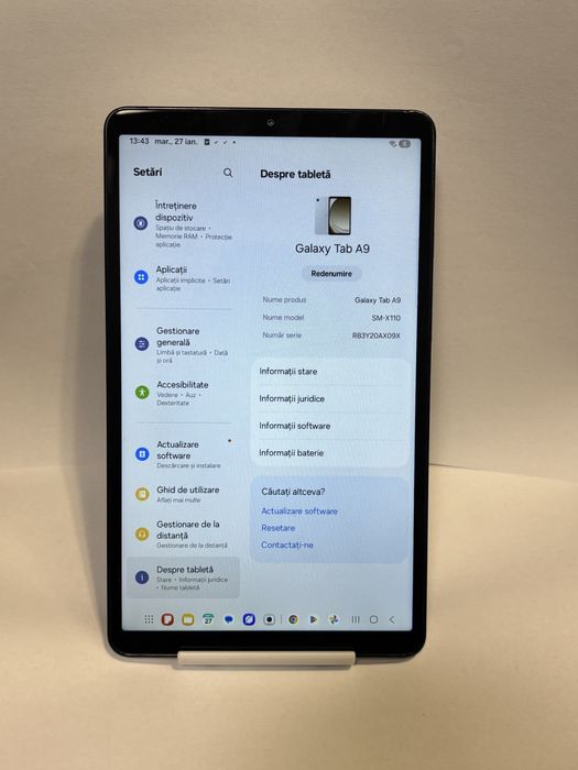 MDM vinde: Tableta Samsung Tab A9 64GB Silver.